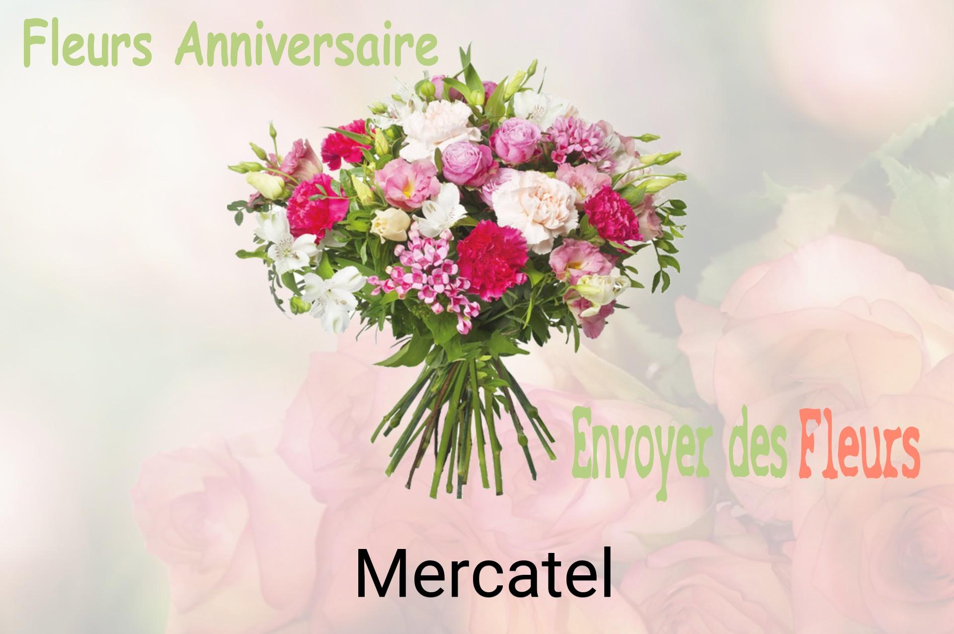 Bouquet de fleurs d’anniversaire livré à Mercatel